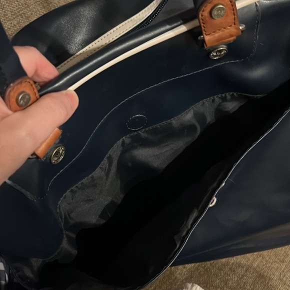 Vintage La Martina Polo Player Gear leather bag - Picture 8 of 11